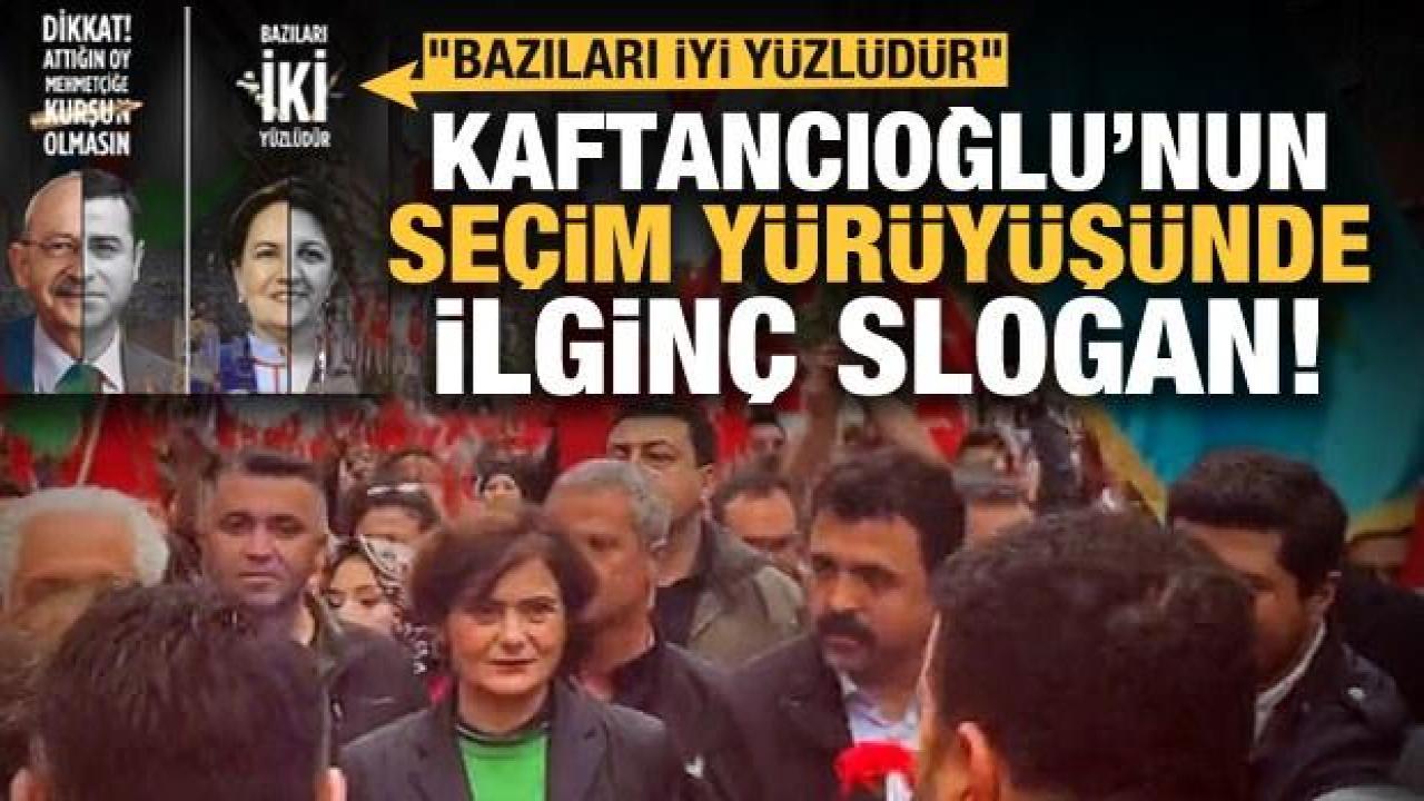Milliyetçi sloganlar, bozkurt işaretleri… Kaftancıoğlu'ndan takiye yürüyüşü!