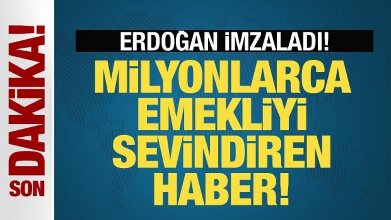 Milyonlarca emekliyi sevindiren haber! Ek zam ve 10 bin TL kararı Resmi Gazete'de