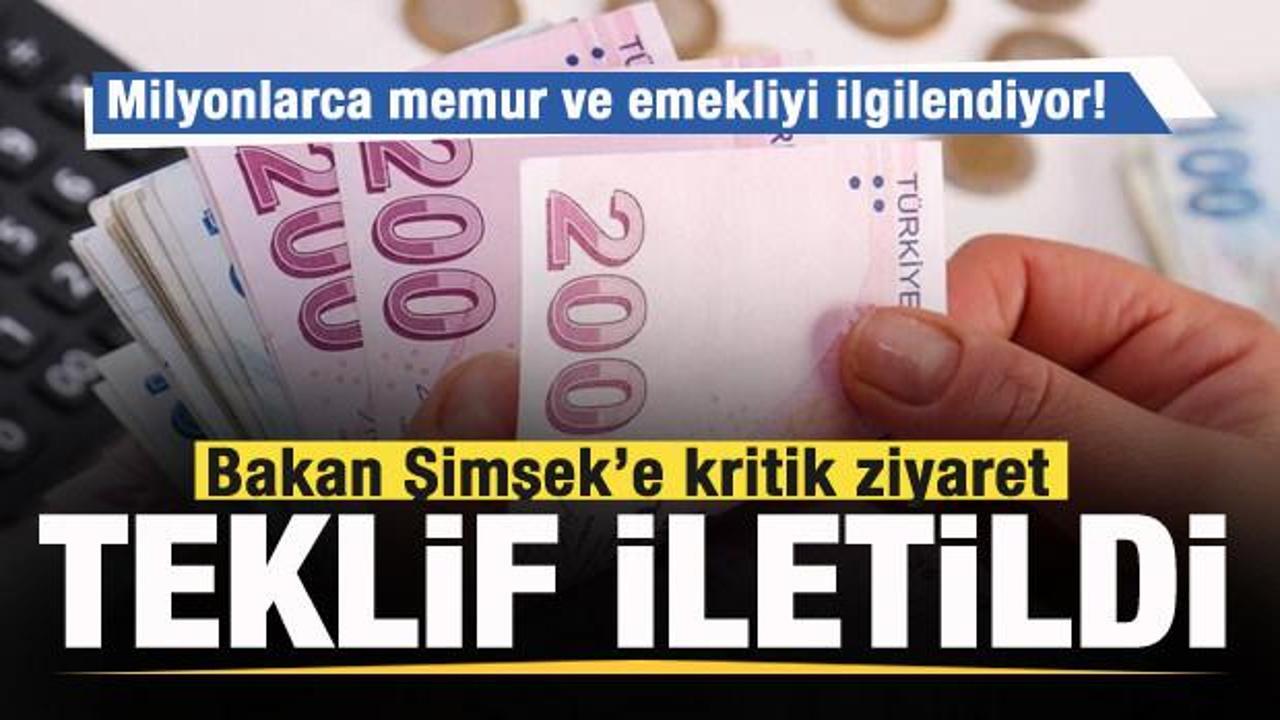 Milyonlarca memur ve emekliyi ilgilendiyor! Teklif iletildi