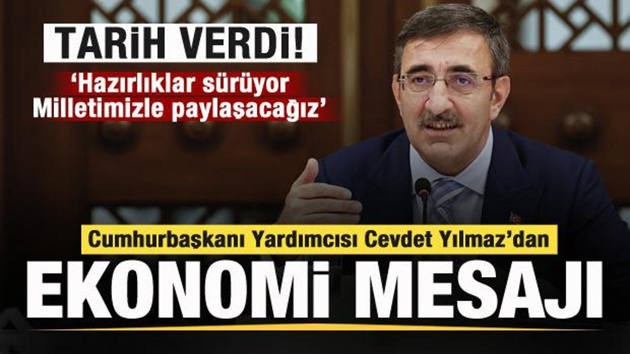 Milyonları ilgilendiren gelişme! Cumhurbaşkanı Yardımcısı Cevdet Yılmaz tarih verdi!
