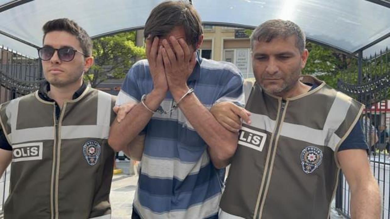 Minibüsün arkasına at bağlayan sürücü adliyeye sevk edildi