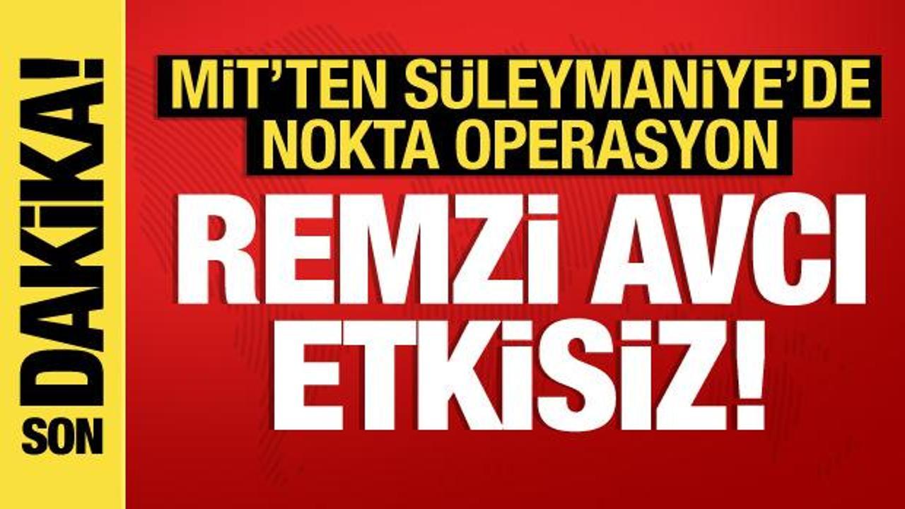 MİT, Kerkük Eyalet Sorumlusu Remzi Avcı'yı etkisiz hale getirdi