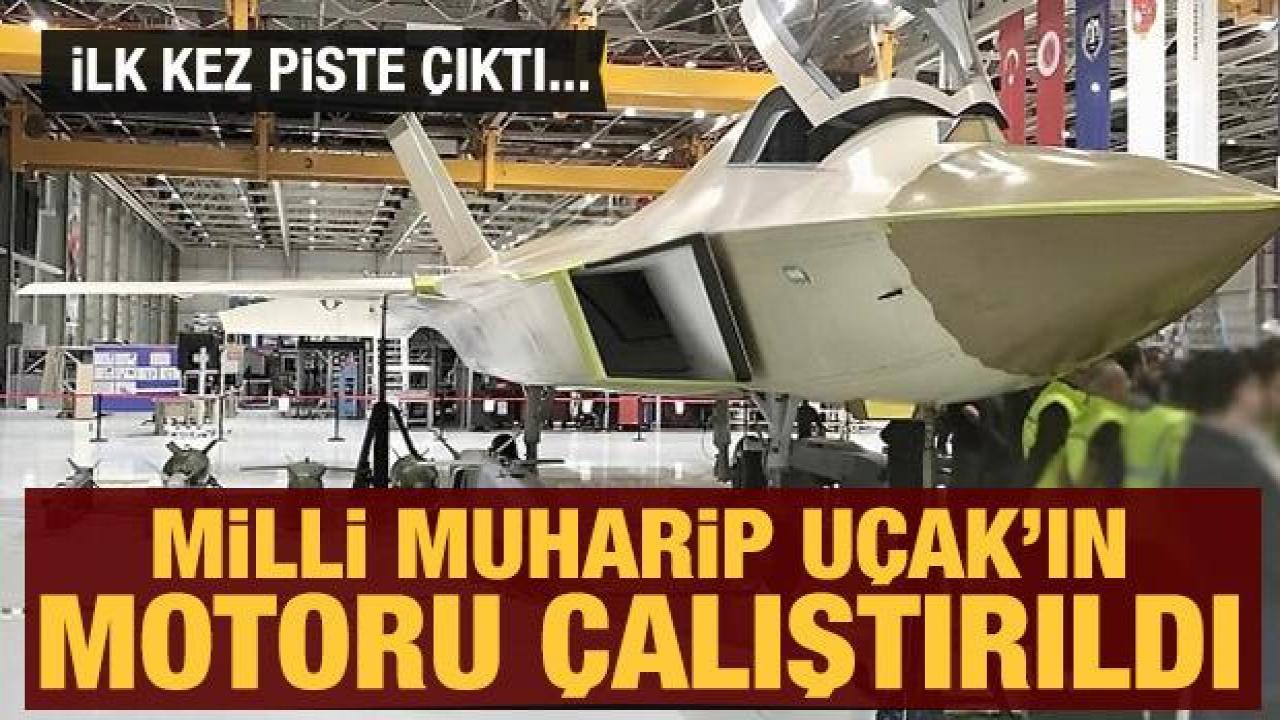 MMU'nun motoru çalıştırıldı ve ilk kez piste çıktı