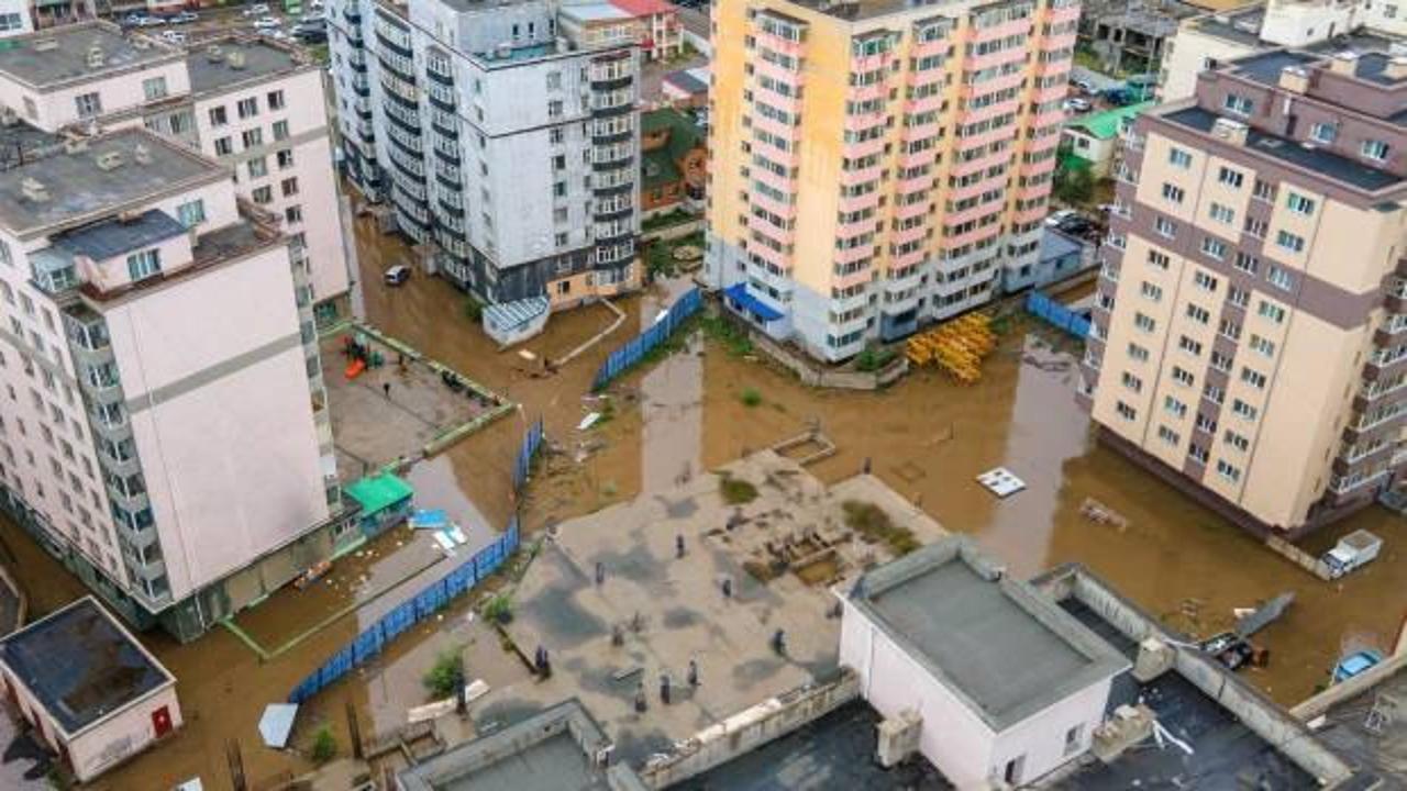 Moğolistan'da yoğun sağanak sele yol açtı