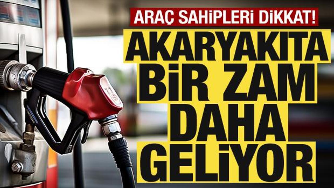 Motorinin ardından benzine de zam geliyor