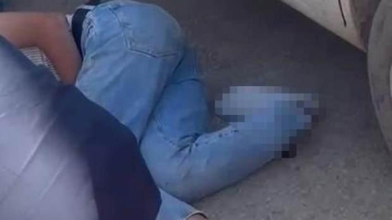 Motorsikletyle kaza yaptı! Sağlık ekiplerine, ‘Ayağımı hissetmiyorum’ dedi