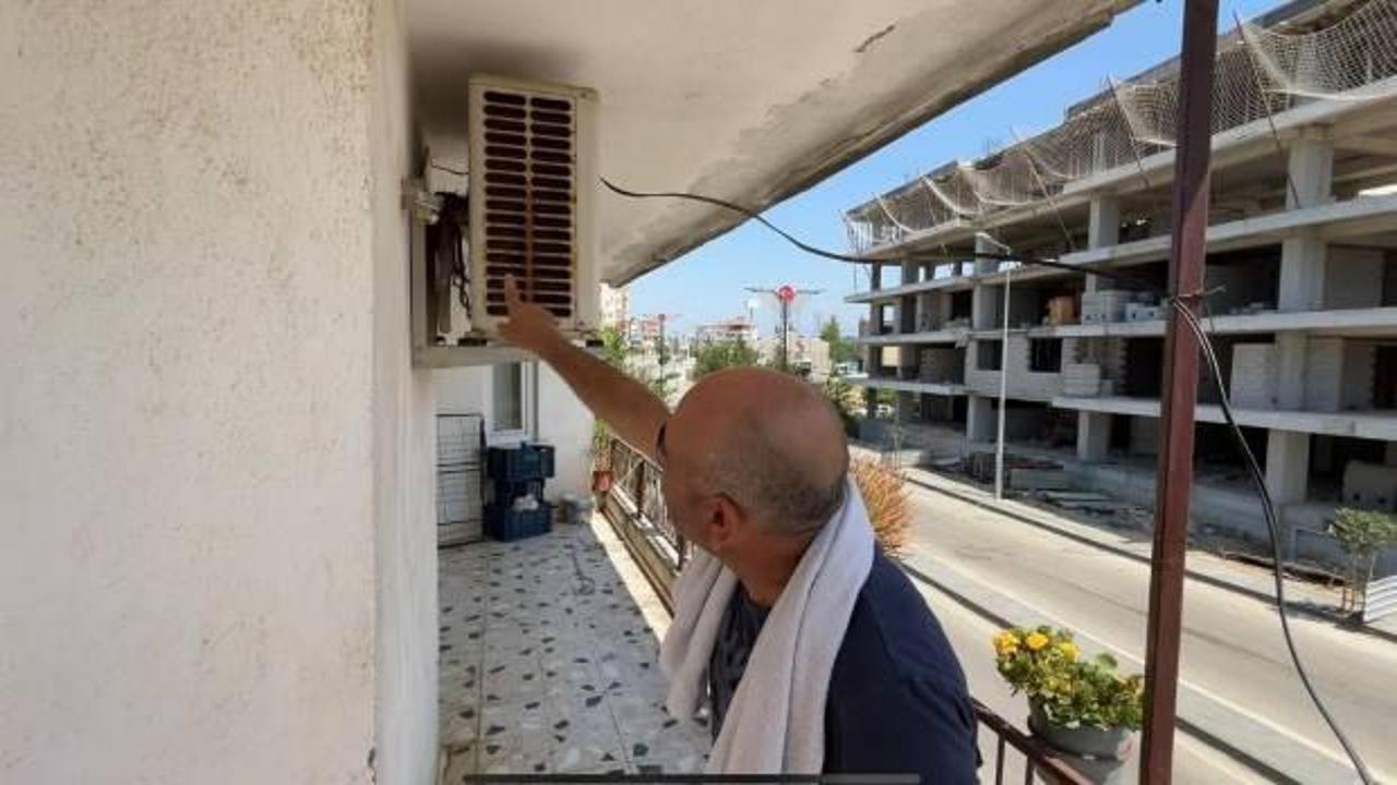 Motoruna yuva yapan kumrular rahatsız olmasın diye evinde klima çalıştırmıyor