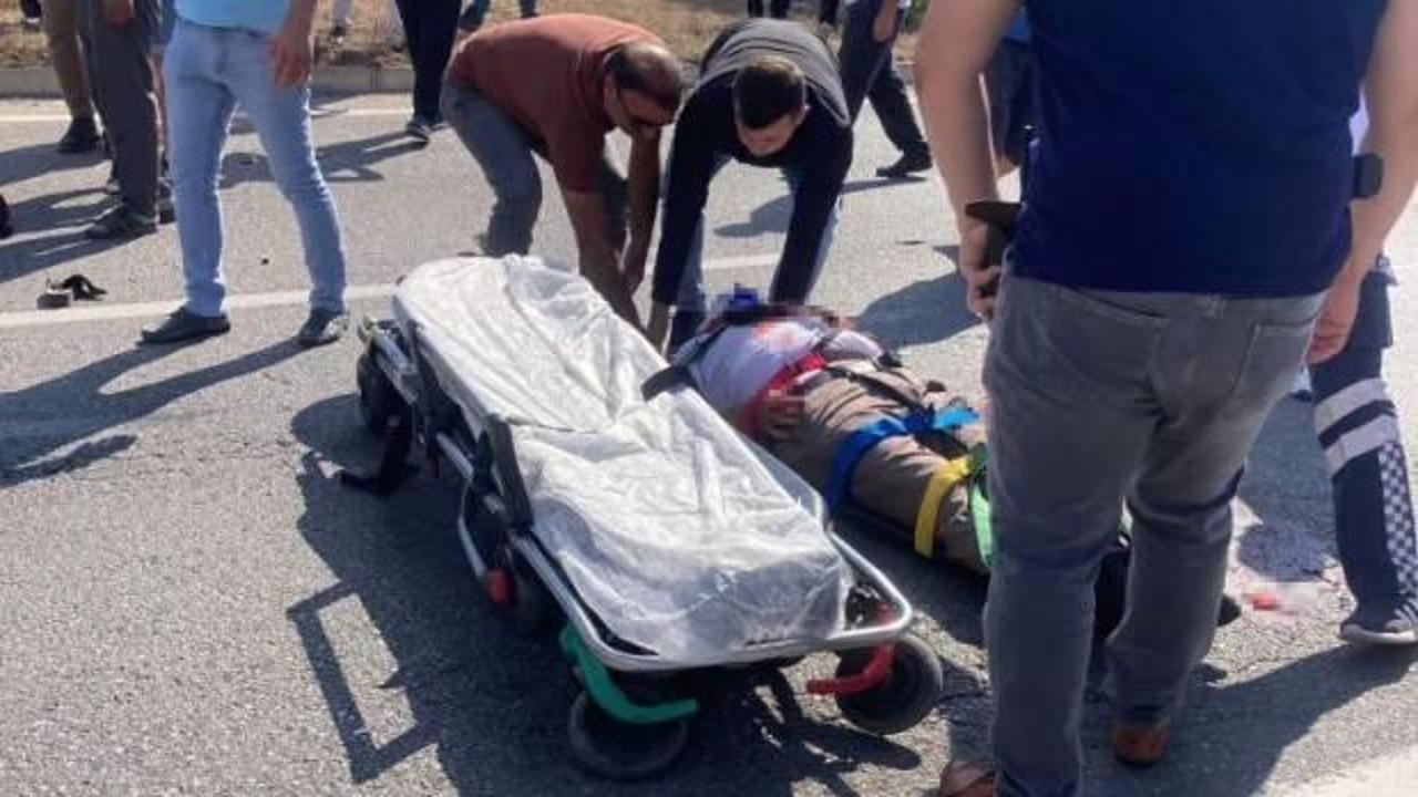 Motosiklet ile otomobil çarpıştı: 1 ölü, 1 yaralı