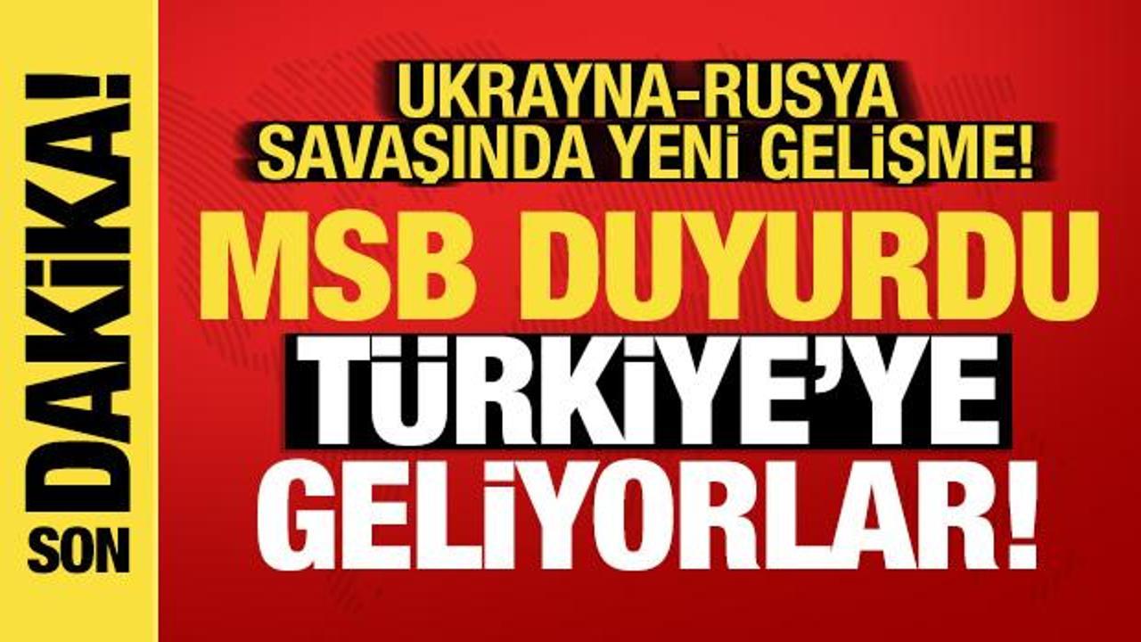MSB duyurdu: Türkiye'de Karadeniz'in güvenliğine ilişkin toplantı yapılacak
