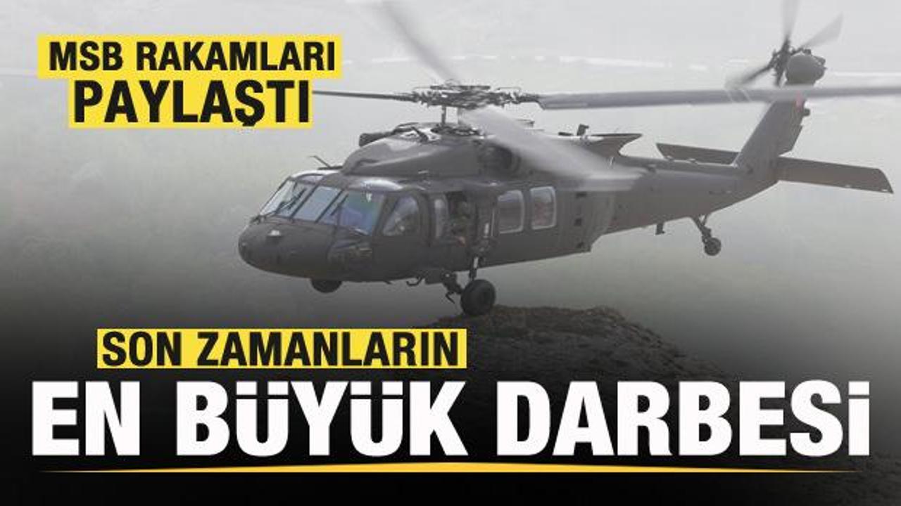 MSB rakamları duyurdu! Terör örgütlerine son zamanların en büyük darbesi