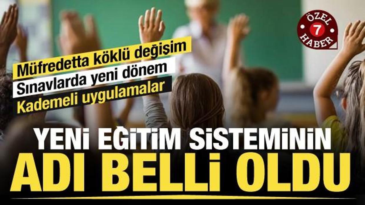 Müfredatta köklü değişim!