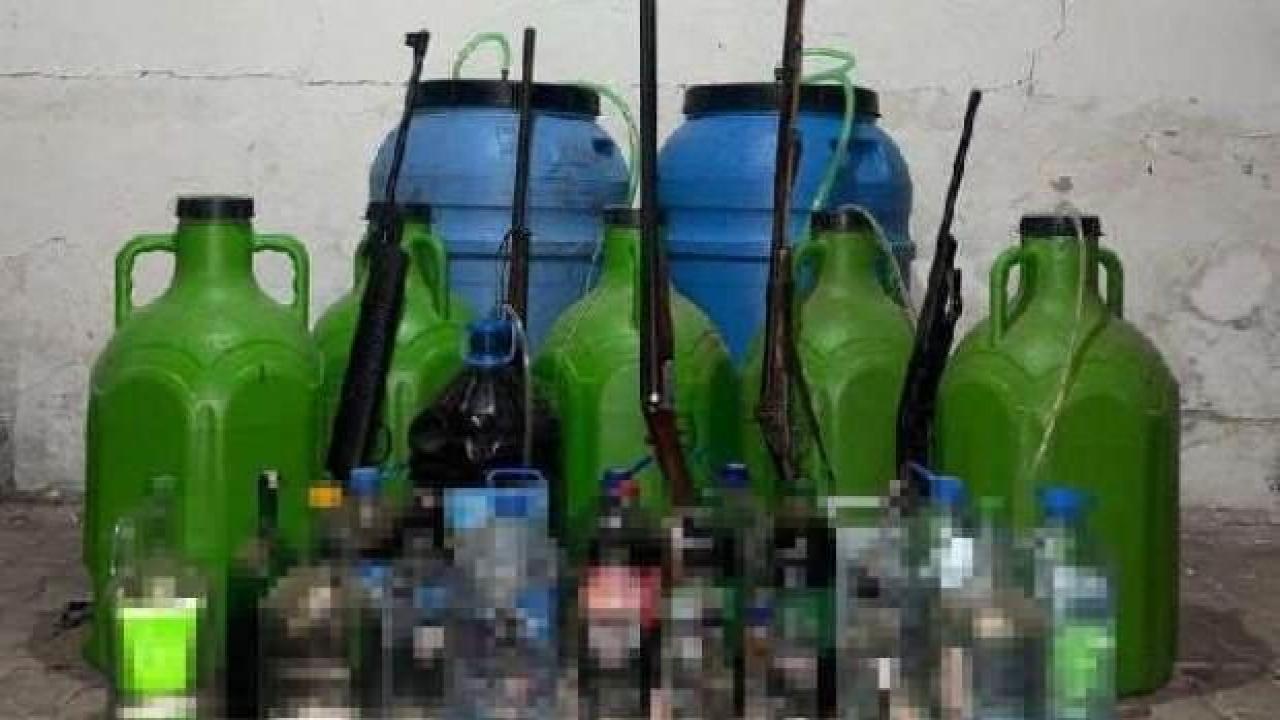 Muğla'da 1958 litre sahte içki ele geçirildi