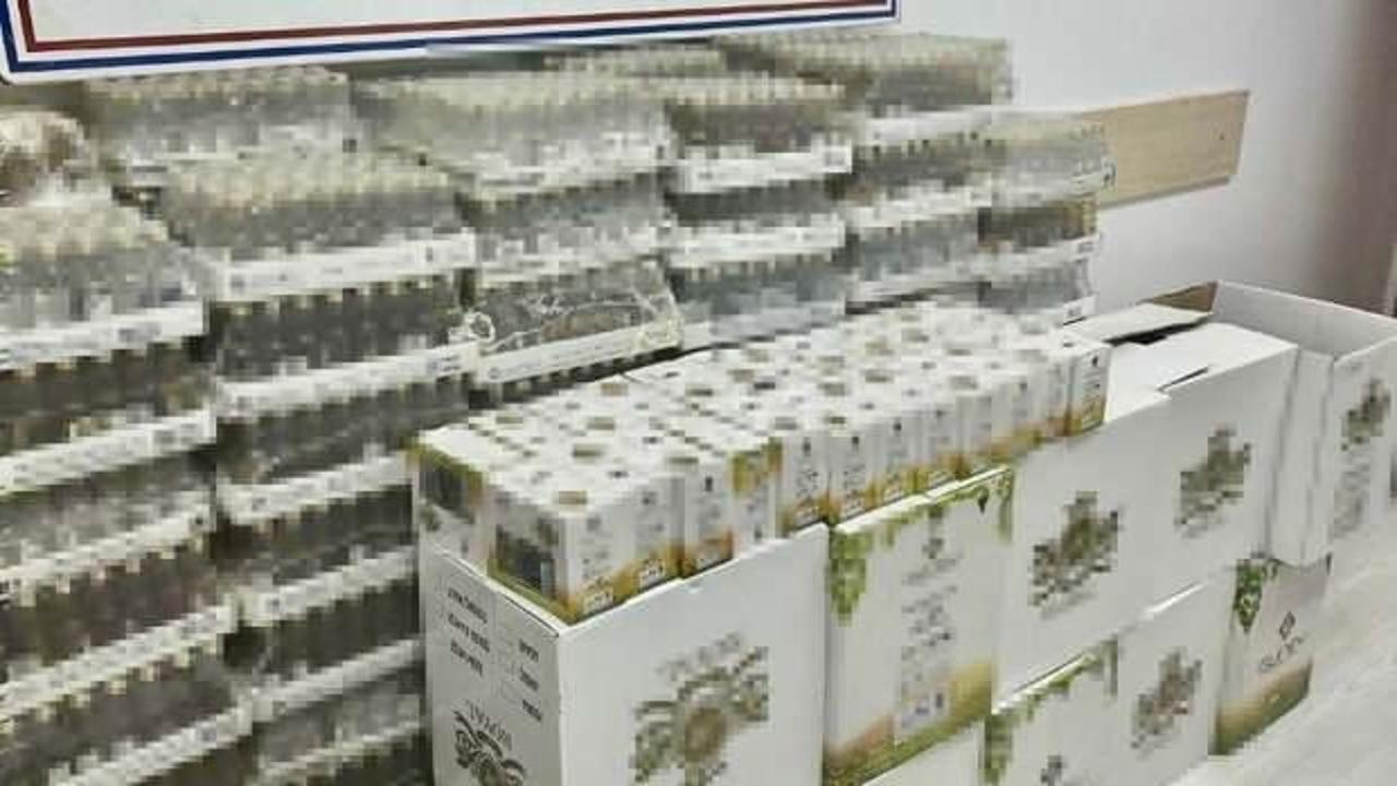 Muğla'da 8 bin 664 şişe kaçak içki ele geçirildi