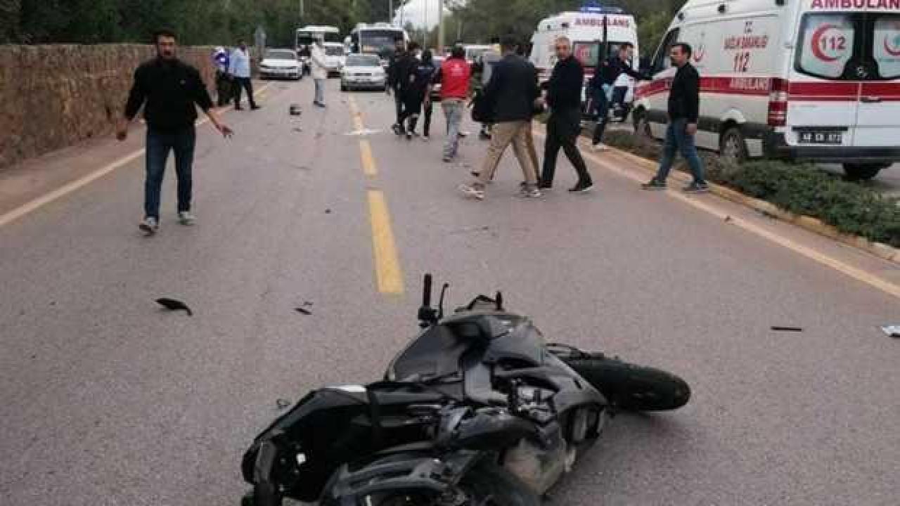 Muğla'da motosikletin çarptığı yaya hayatını kaybetti