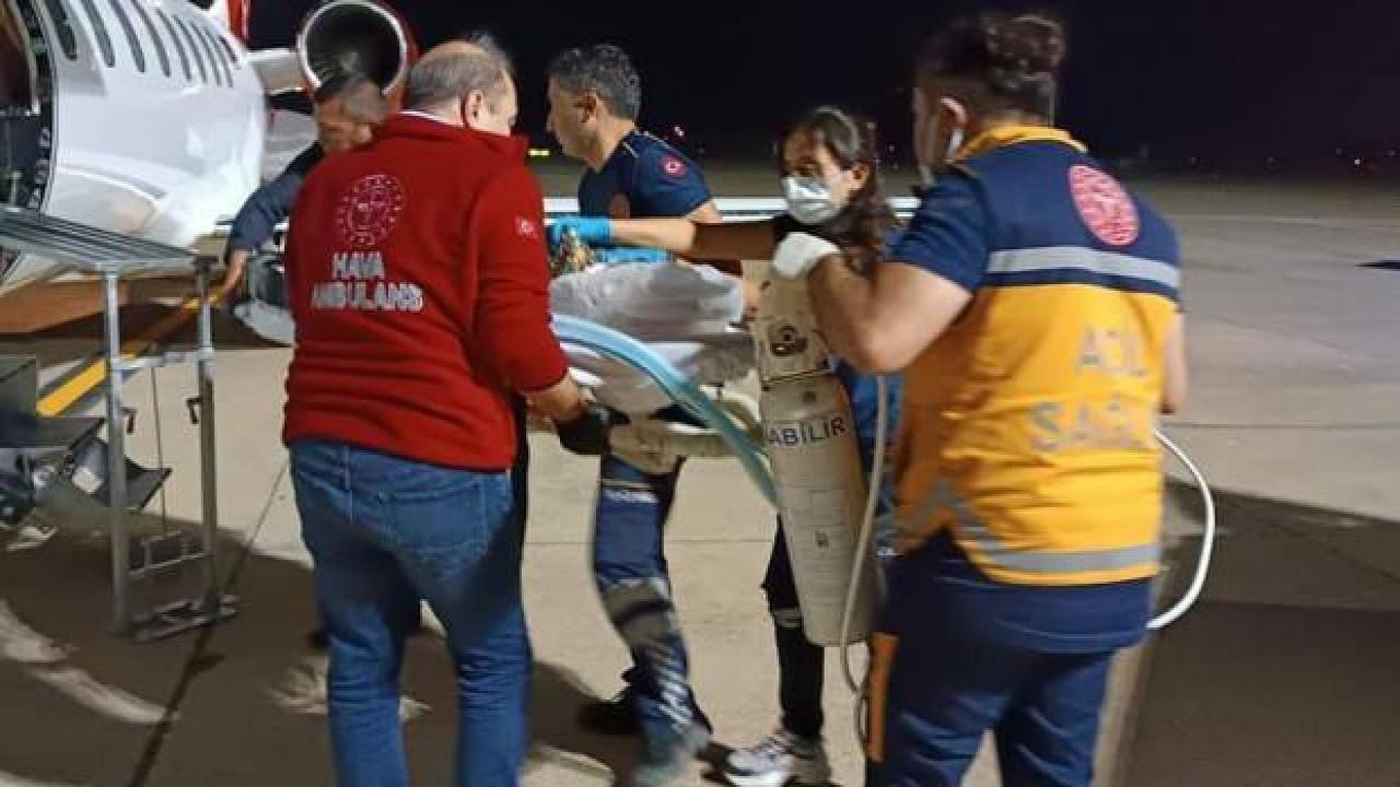 Muğla'da salça kazanına düşen bebek İstanbul'da tedavi altına alındı