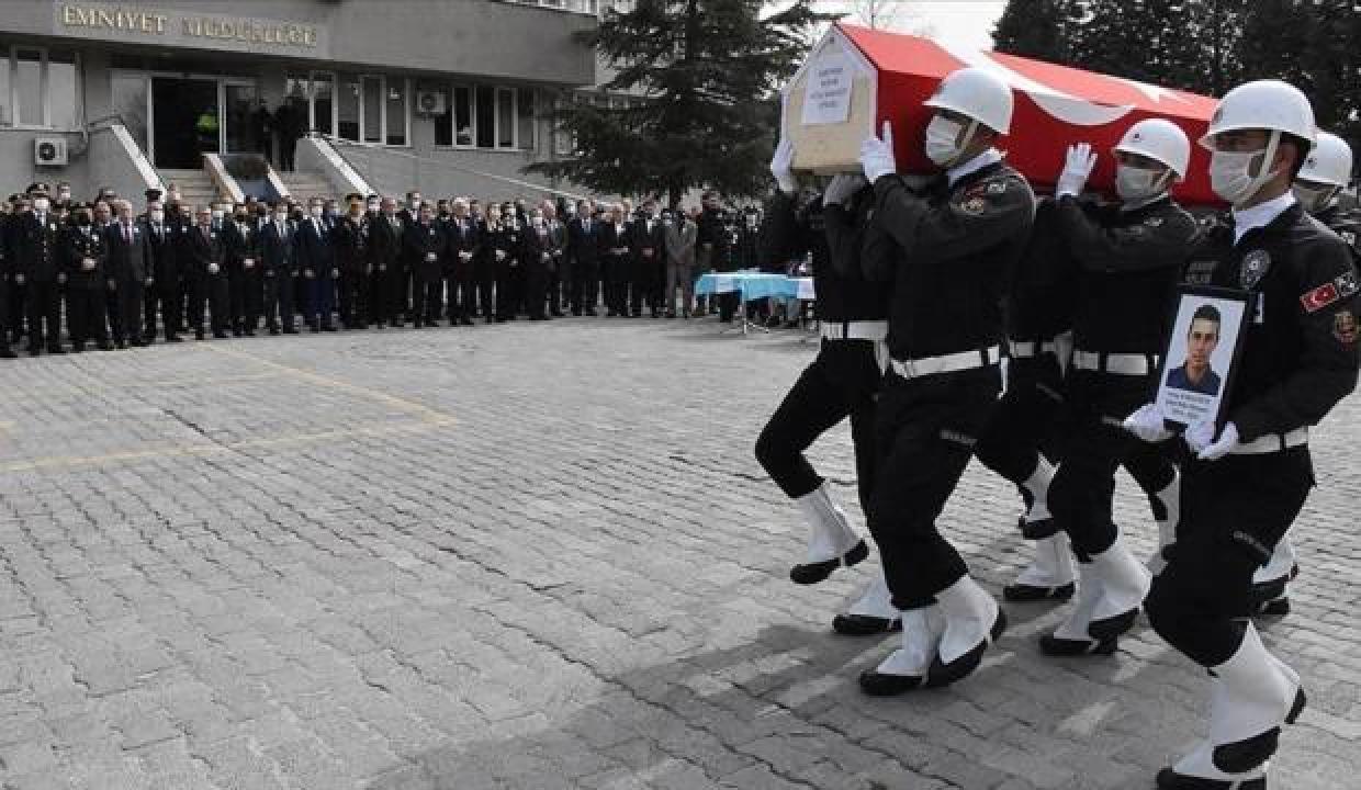 Muğla'da şehit olan polis memuru Aydın'da son yolculuğuna uğurlandı