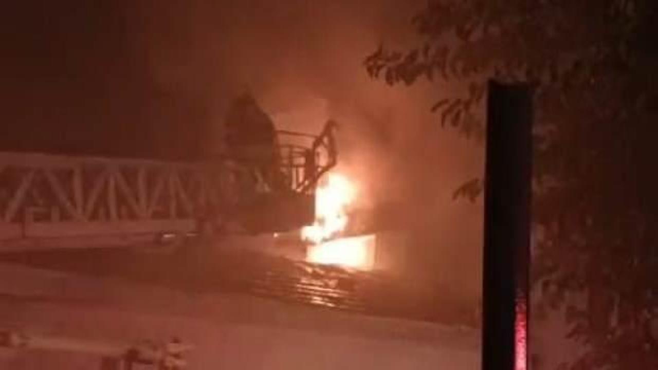 Muğla'da yıldırım düşen evde yangın çıktı