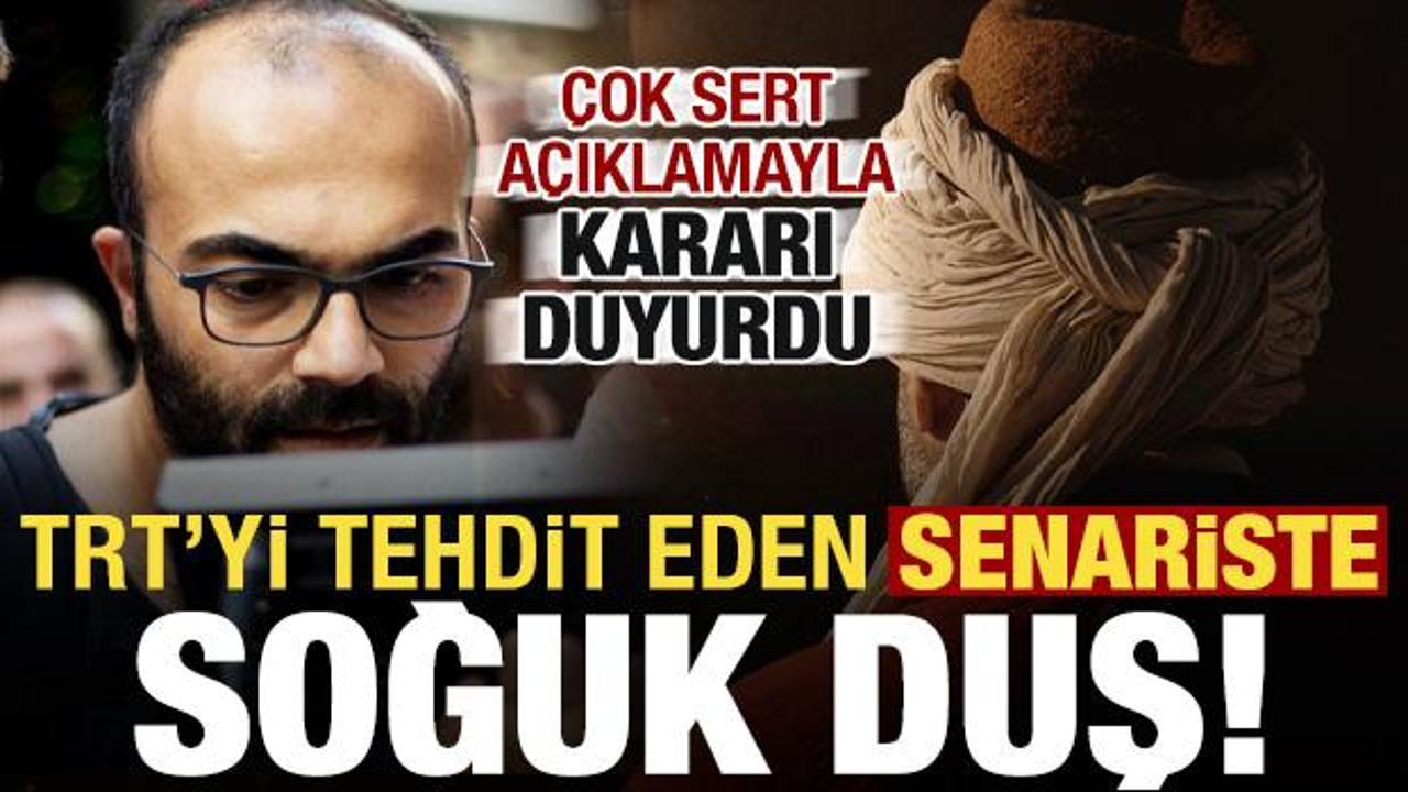 Muhalefetin boykot çağrısı sonrası TRT'yi tehdit eden senariste soğuk duş!