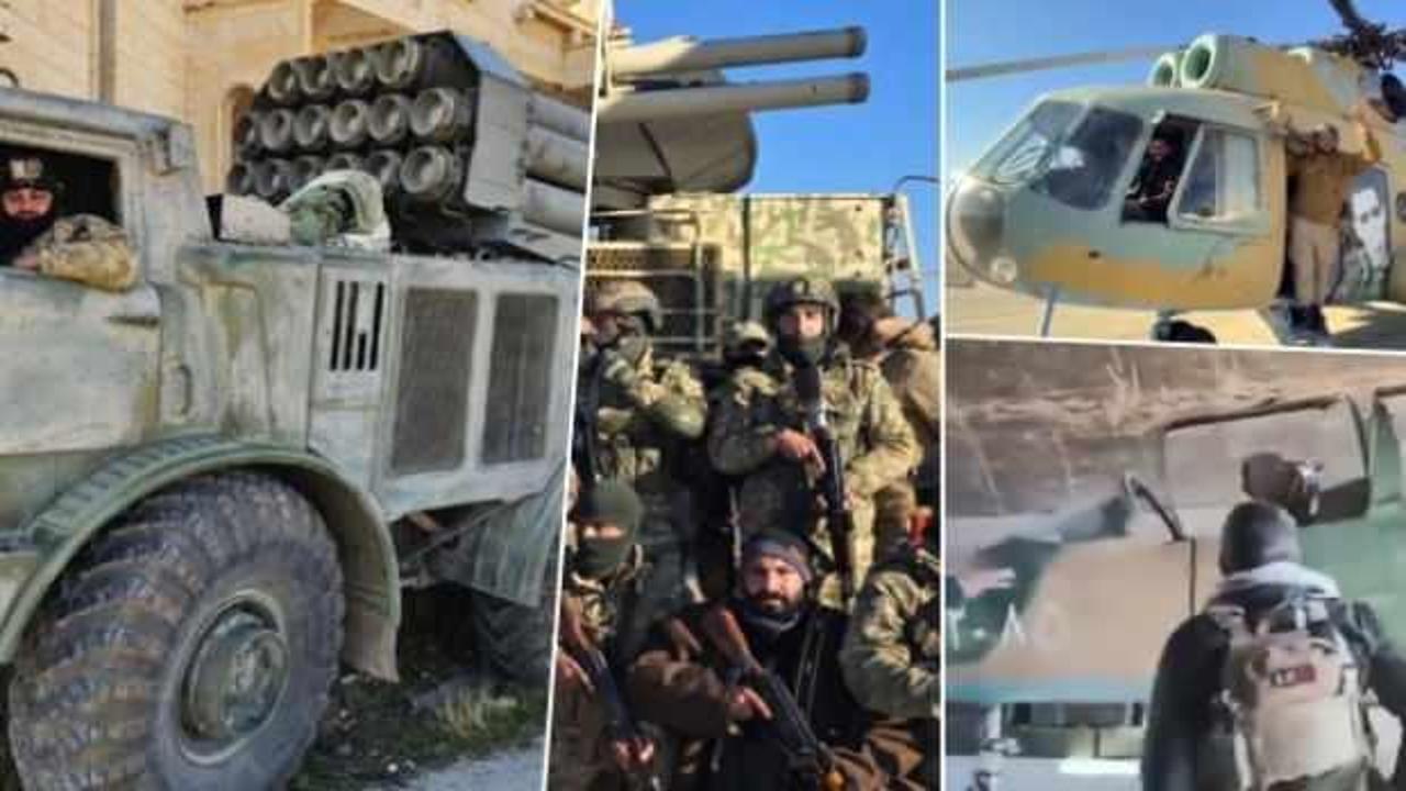 Muhaliflerde artık uçak, helikopter, hava savunma füzesi var! Teker teker ele geçirdiler