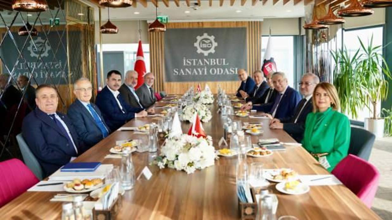 Murat Kurum İstanbul Sanayi Odası'nı ziyaret etti: 'Murat Abilerinin gençlere sözü'