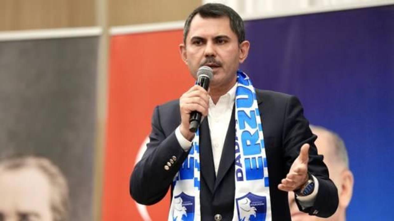 Murat Kurum’dan Erzurumlulara müjde!