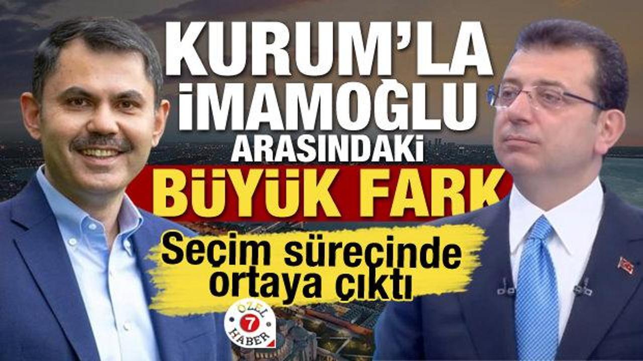 Murat Kurum'la Ekrem İmamoğlu arasındaki büyük fark! Seçim döneminde ortaya çıktı