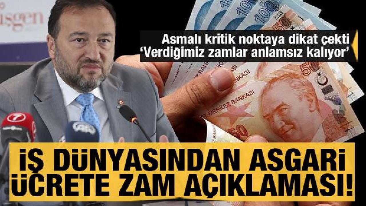 MÜSİAD'tan asgari ücret ve ek zam açıklaması: Mutlaka maaşlar yükseltilmeli