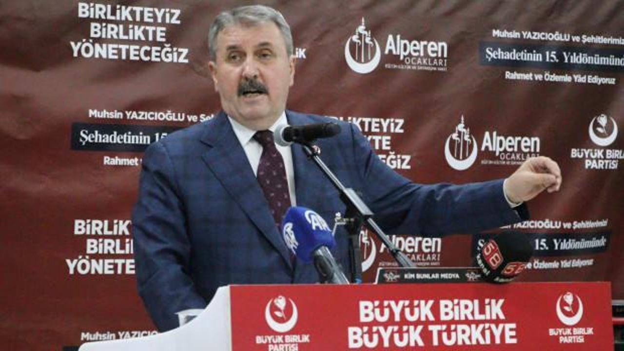 Mustafa Destici'den bayram mesajında Filistin vurgusu