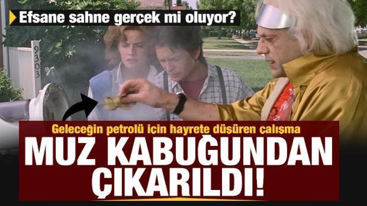 Muz kabuğundan çıkarıldı: Geleceğin petrolü için hayrete düşüren çalışma