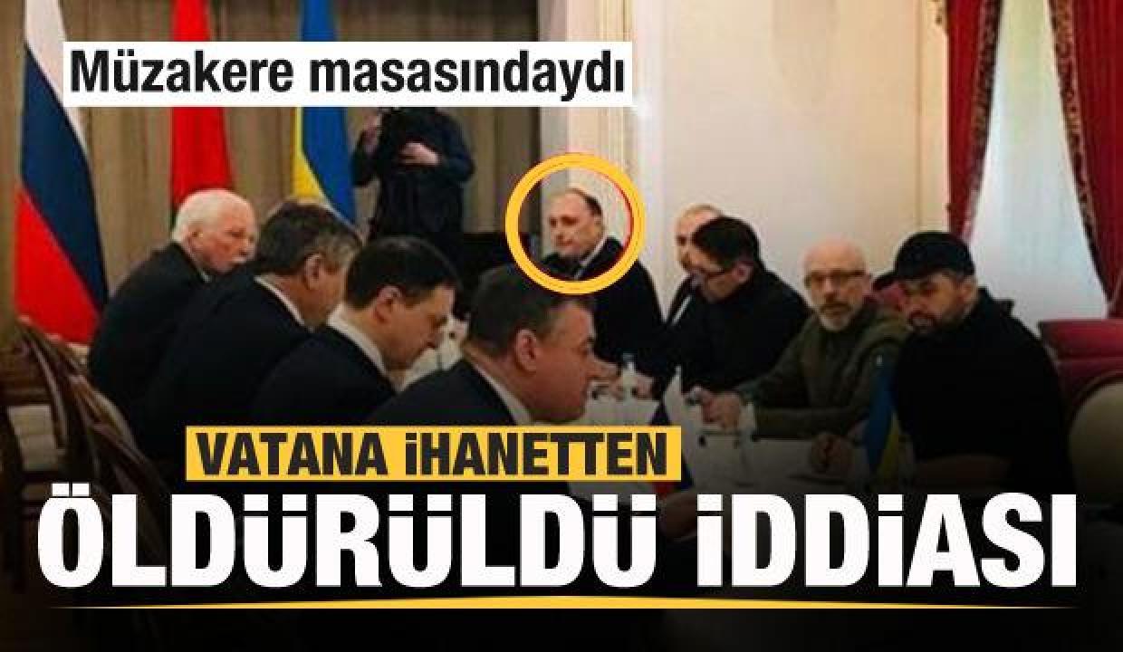 Müzakere grubundaydı! Vatana ihanetten öldürüldü iddiası