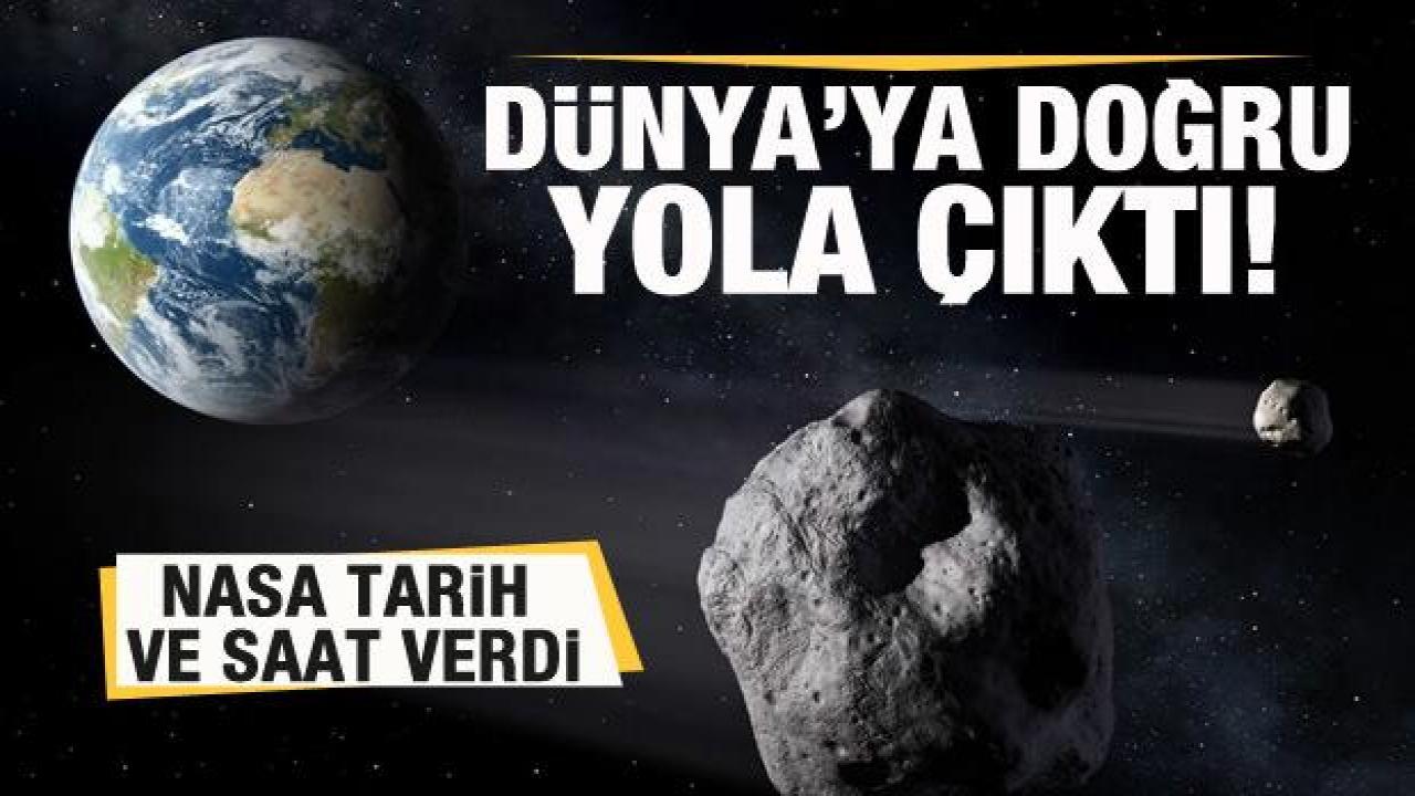 NASA tarih ve saat verdi: Dünya'ya doğru yola çıktı