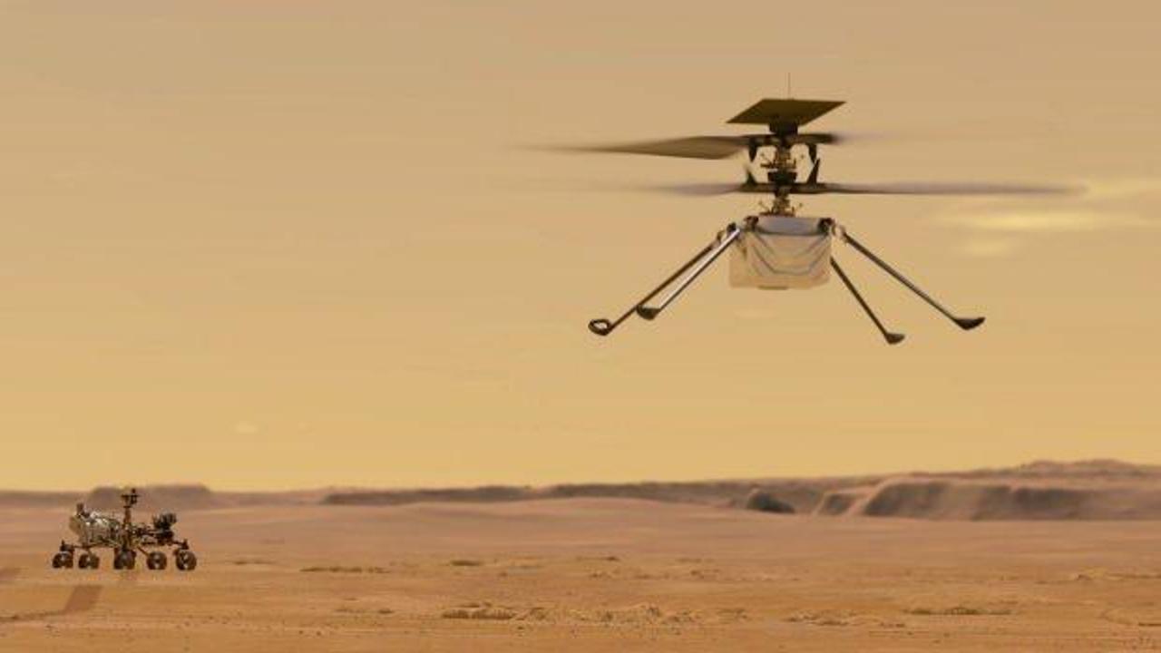 NASA'nın helikopteri 55. uçuşunu tamamladı!
