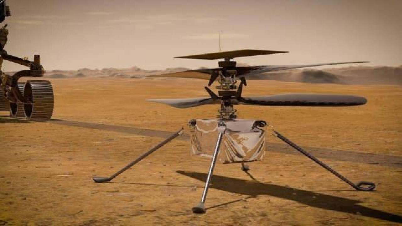 NASA’nın Mars helikopteri Ingenuity'nin ayağına uzay çöpü takıldı