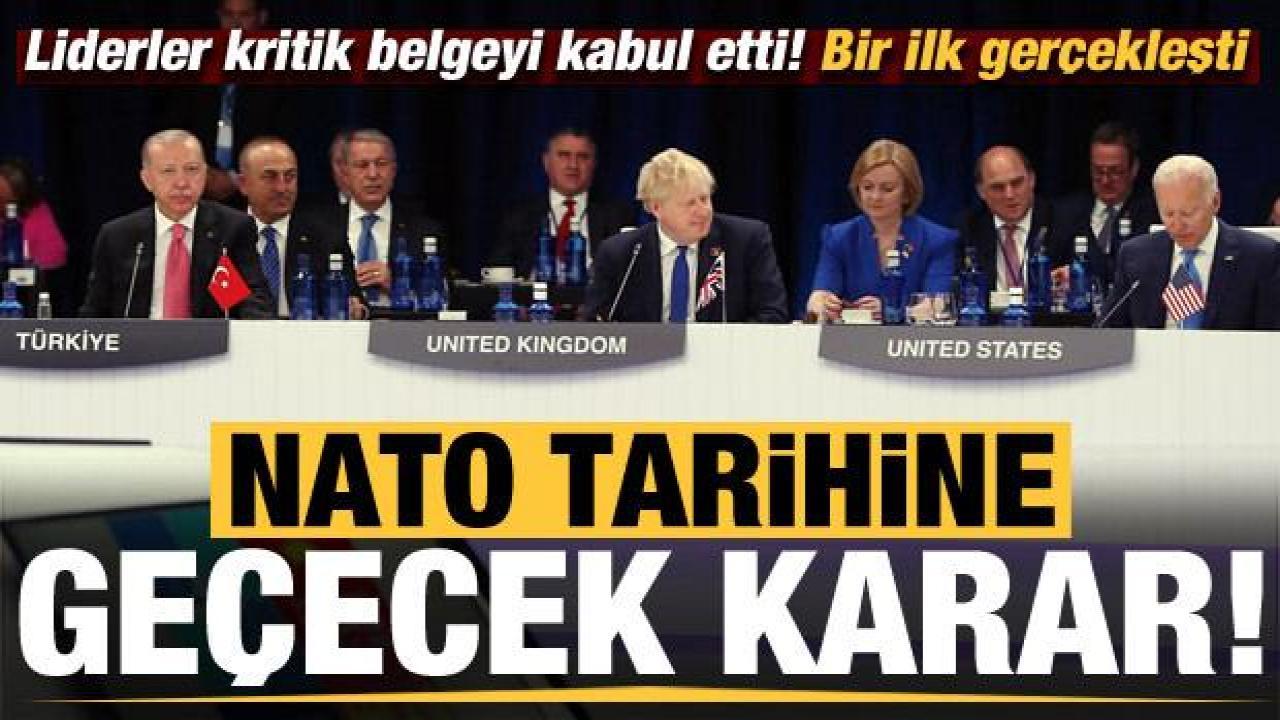 NATO tarihine geçecek karar! Liderler yeni 'Stratejik Konsept' belgesini kabul etti