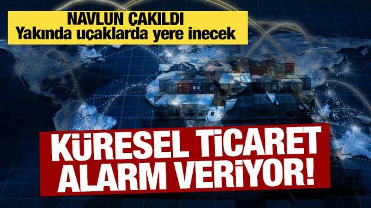 Navlun çakıldı: Küresel ticaret alarm veriyor