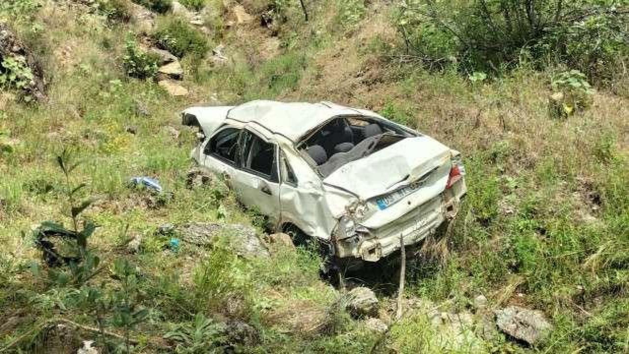 Nazilli’de otomobil şarampole devrildi: 2 ölü