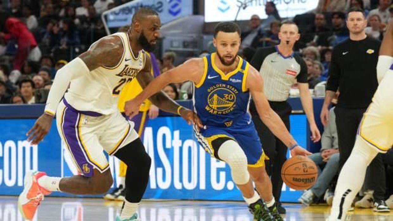 NBA'de Lakers, Golden State Warriors'u son saniye basketiyle yendi
