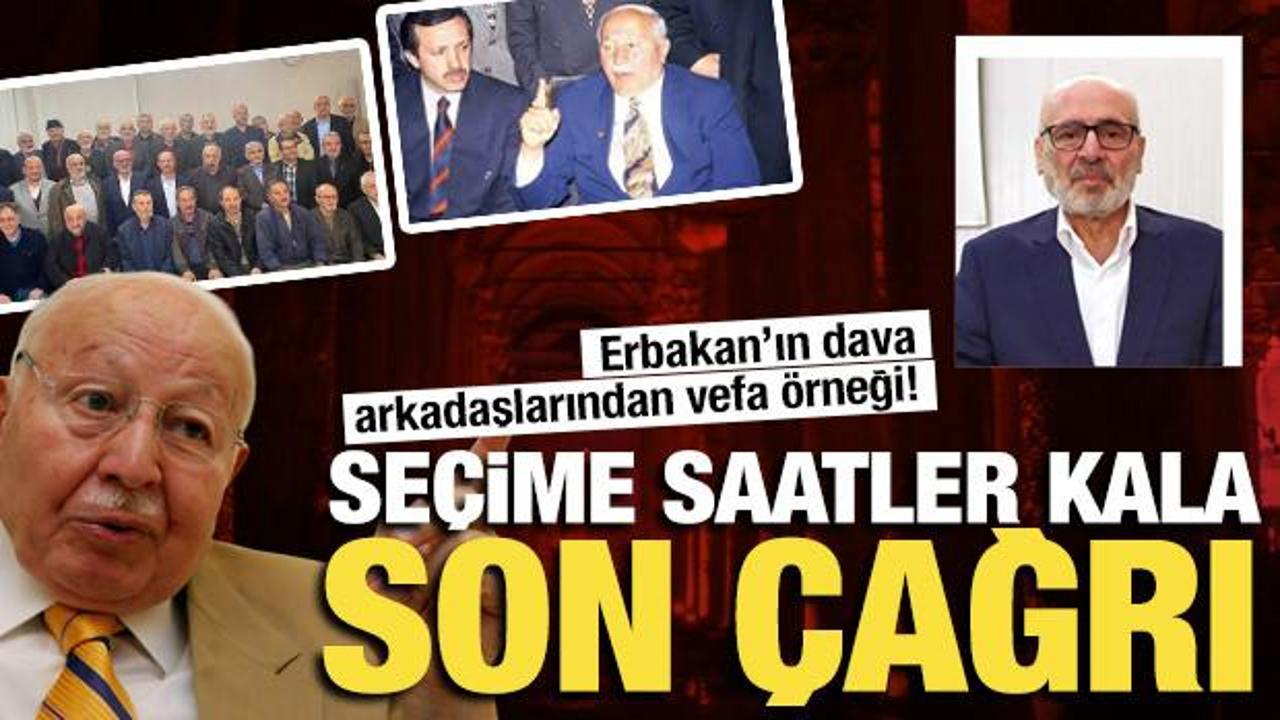 Necmettin Erbakan'ın dava arkadaşları AK Parti’yi destekliyor