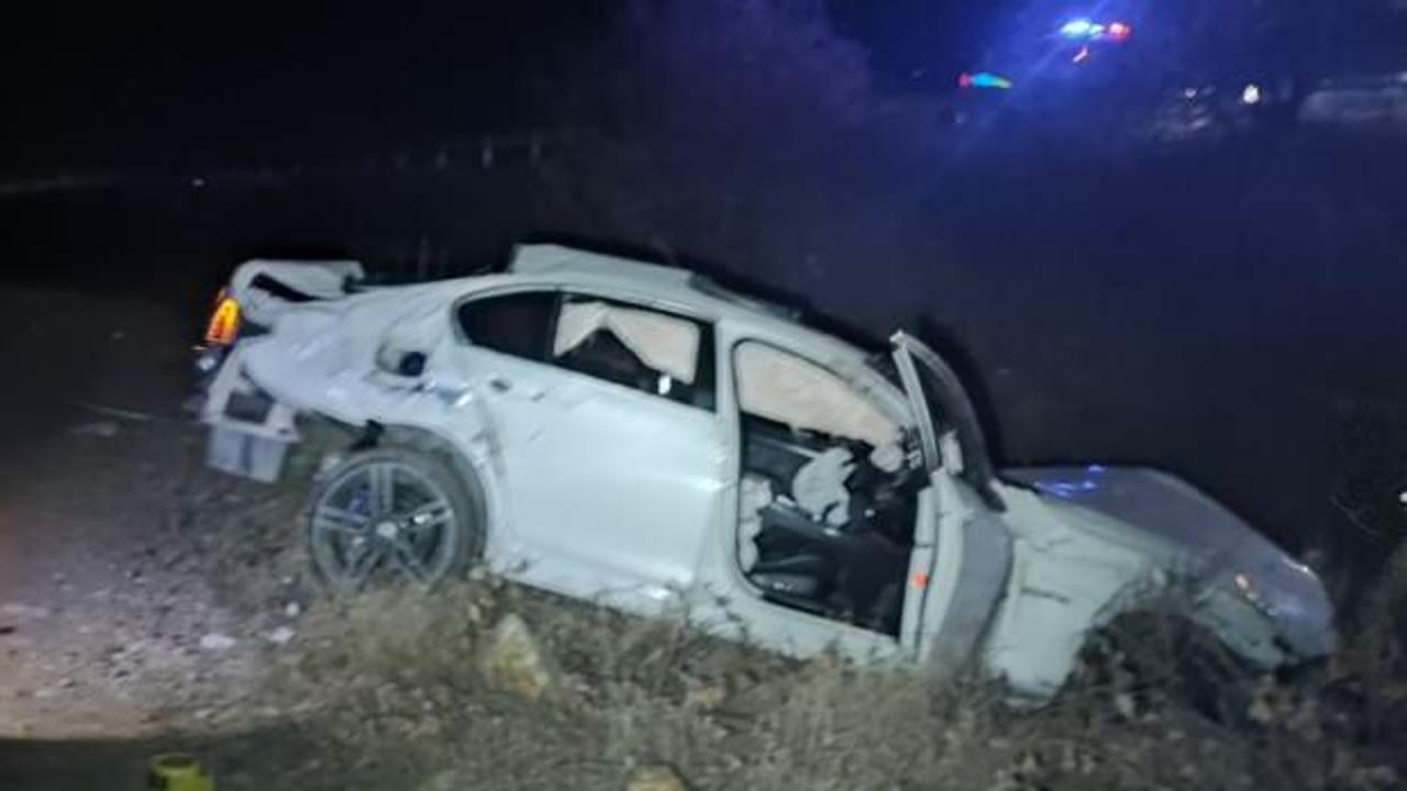 Nevşehir'de otomobil şarampole devrildi: 1 ölü, 3 yaralı