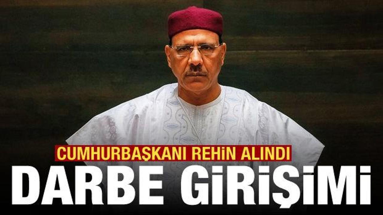 Nijer'de darbe girişimi: Cumhurbaşkanı rehin alındı