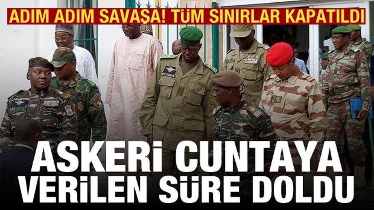 Nijer'deki cuntaya verilen süre doldu: Ülkenin hava sahasını kapattılar