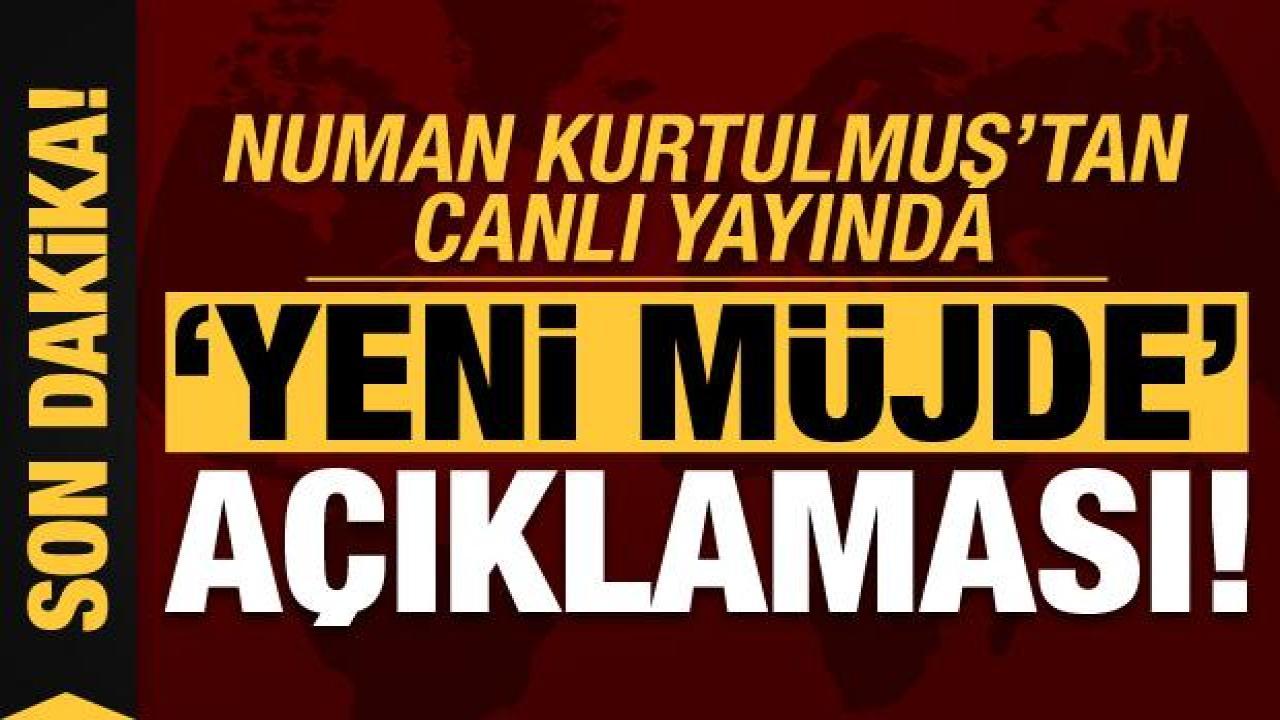 Numan Kurtulmuş'tan canlı yayında önemli açıklamalar
