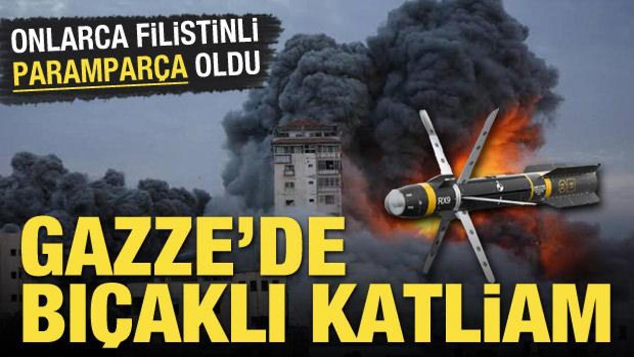 Onlarca Filistinli paramparça oldu! İsrail'den bıçaklı katliam