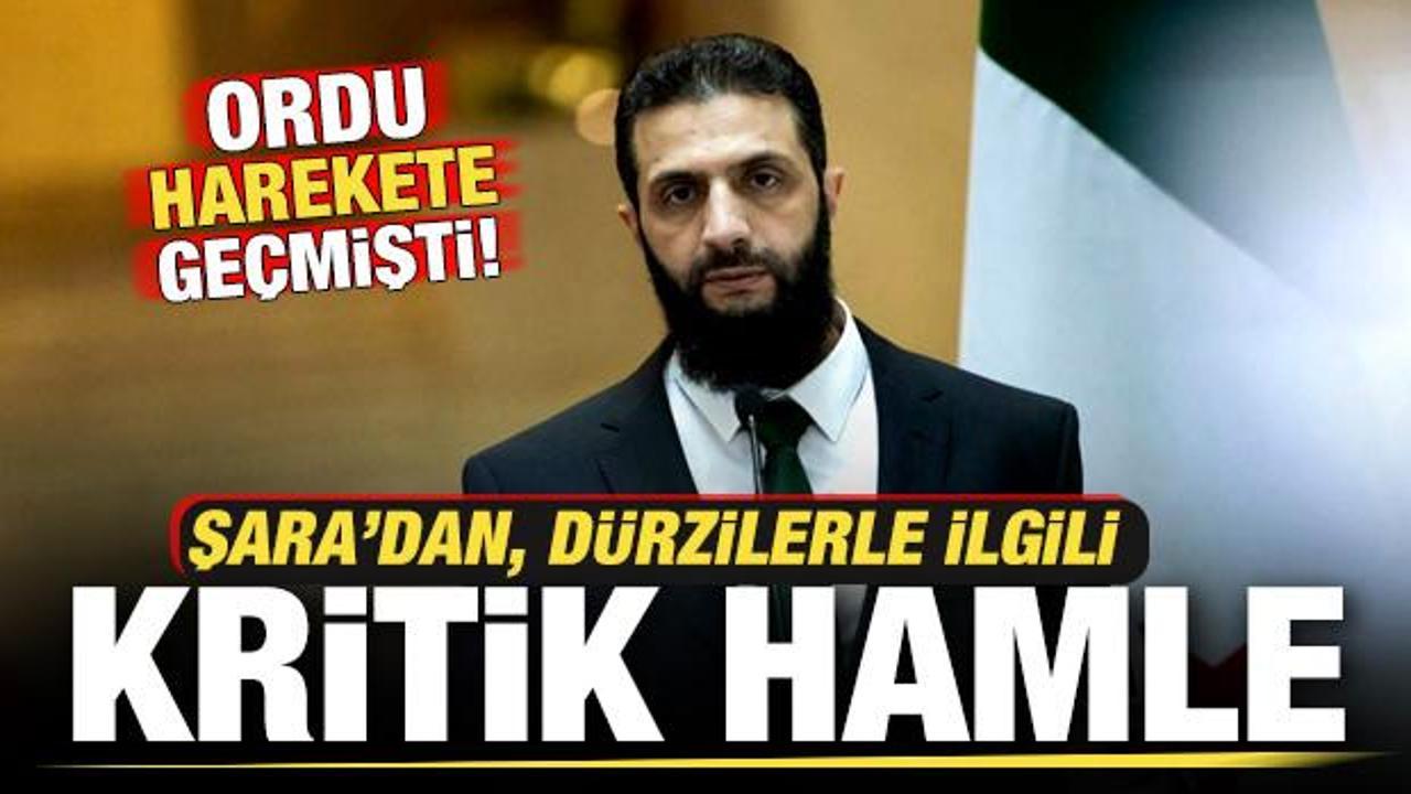 Ordu harekete geçmişti! Suriye Cumhurbaşkanı Şara, Dürzi lideri kabul etti