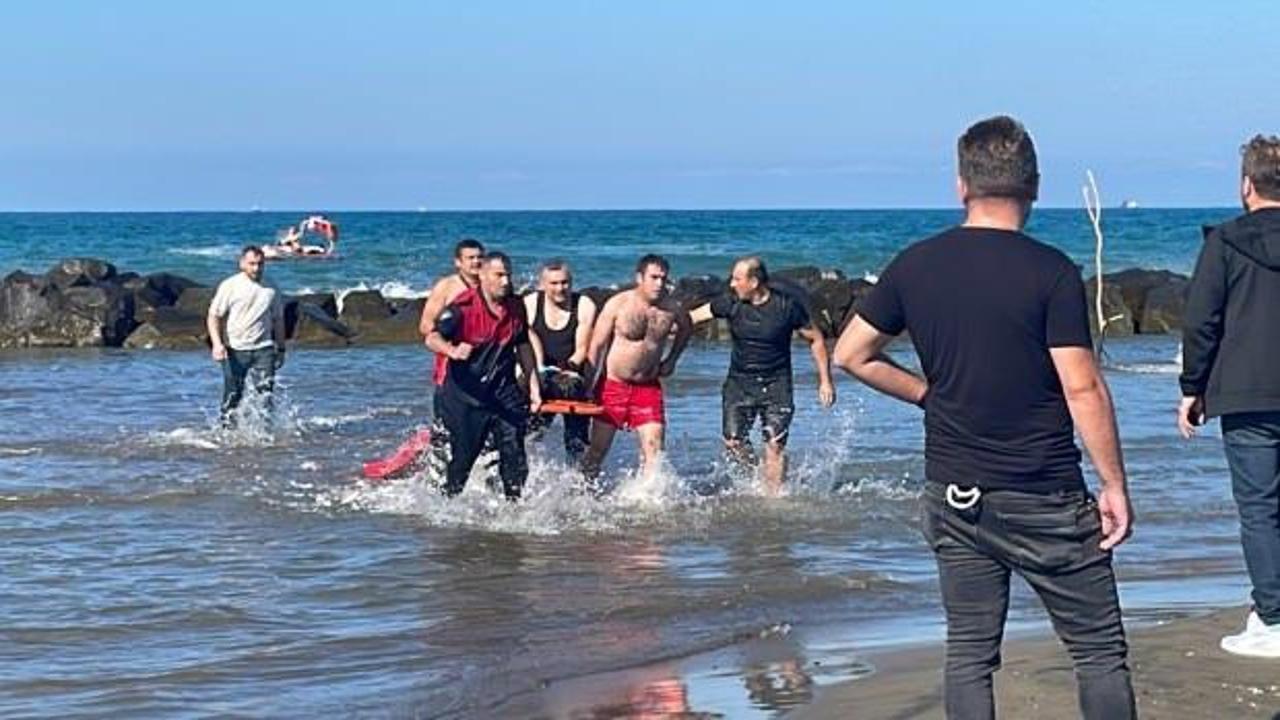 Ordu'da 15 yaşındaki çocuk boğulma tehlikesi geçirdi
