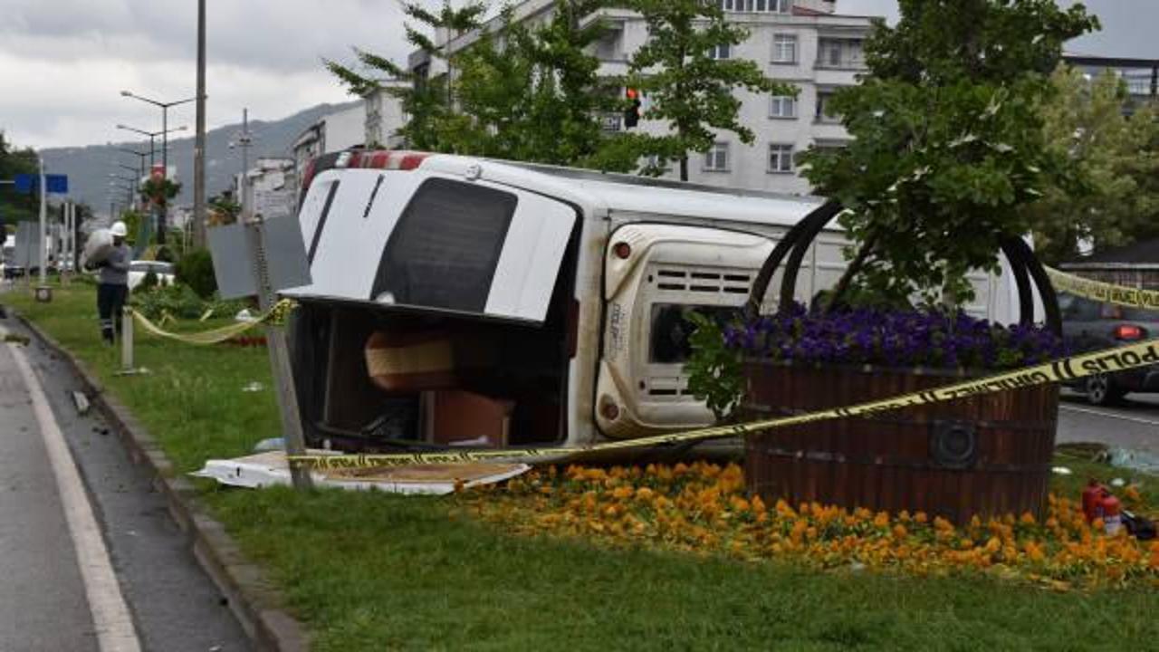 Ordu'da minibüsün devrildi: 1 kişi öldü, 4 kişi yaralandı