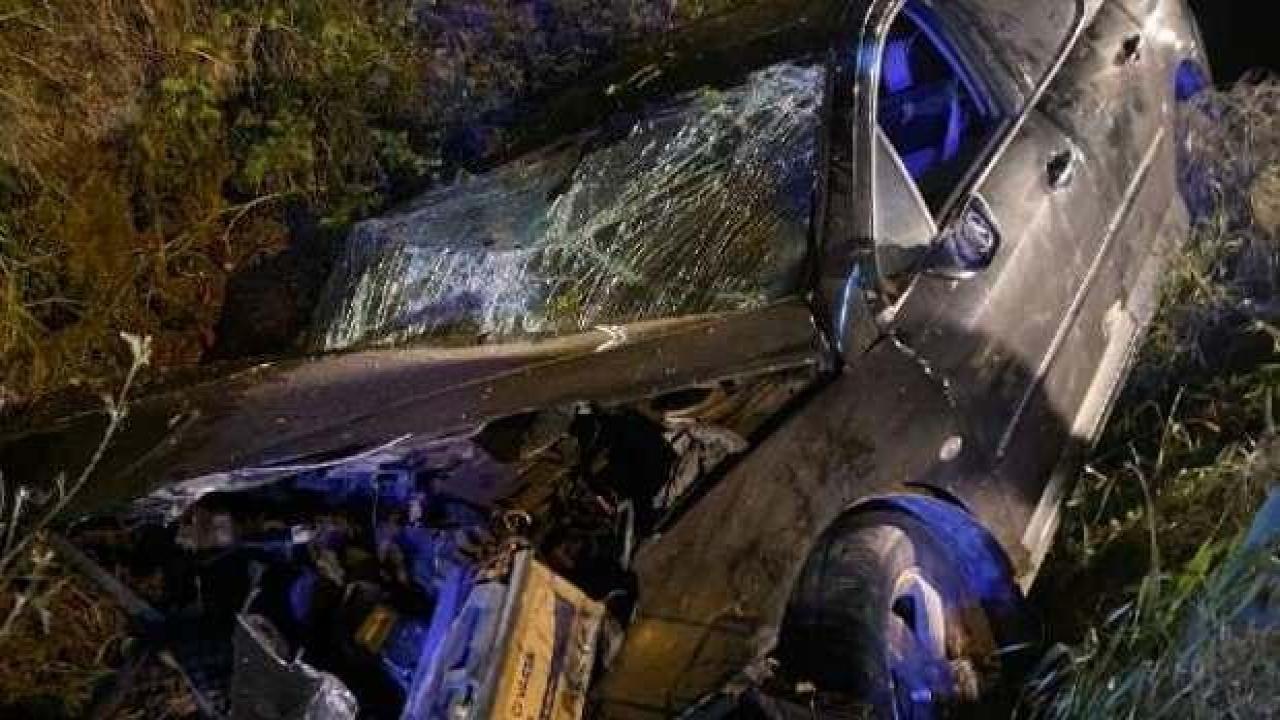 Ordu'da otomobil kanala devrildi: 1 ölü, 1 yaralı