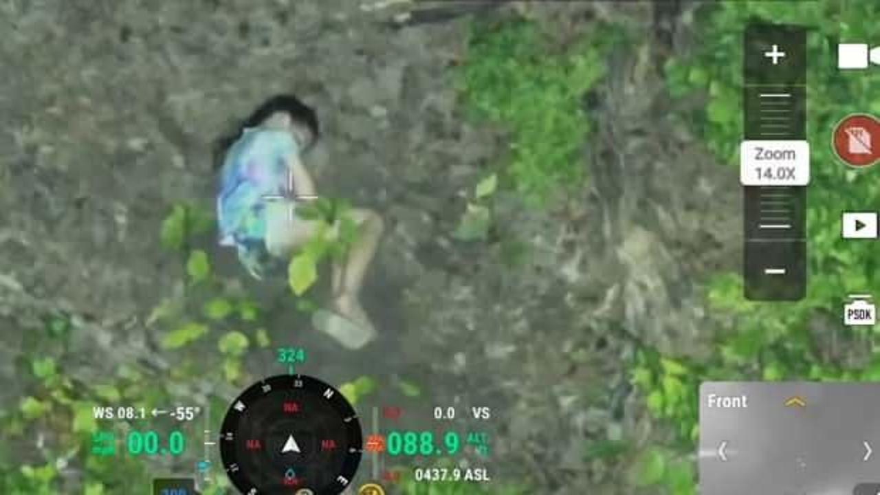 Ormanda kaybolmuştu! 10 yaşındaki çocuk drone ile bulundu