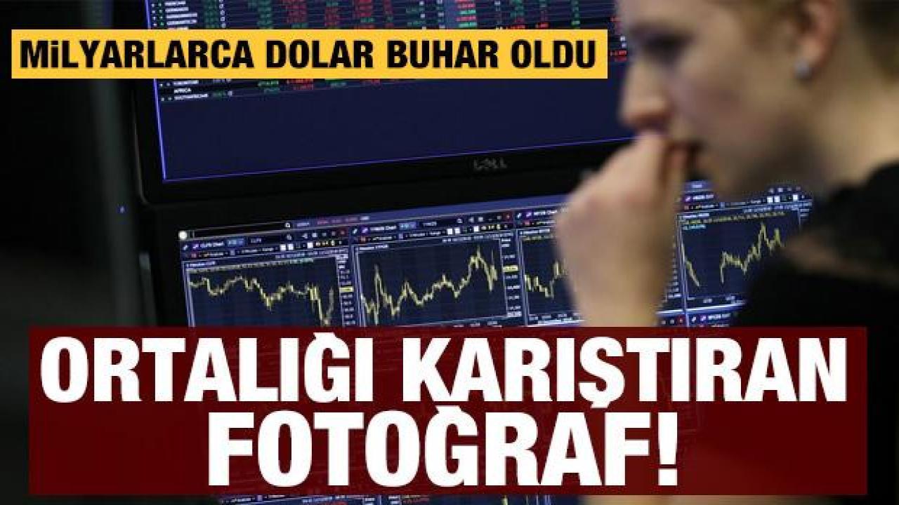 Ortalığı karıştıran fotoğraf: Borsa resmen çakıldı milyarlarca dolar buhar oldu