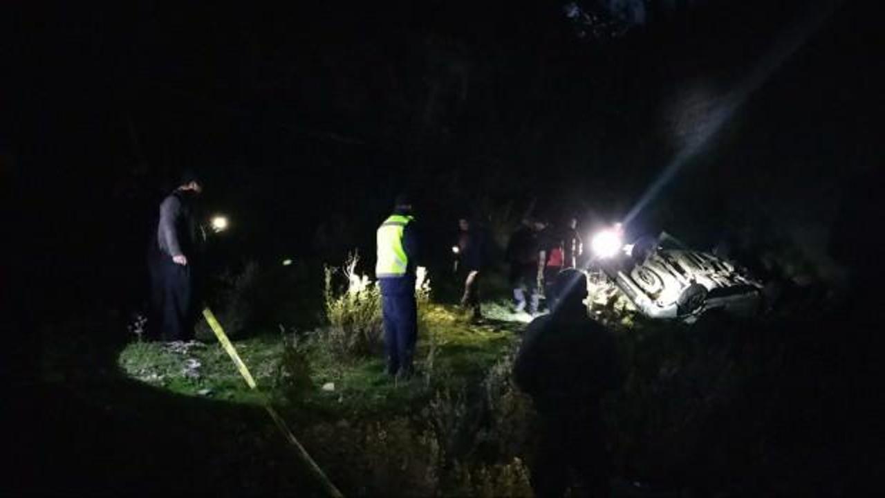 Osmaniye'de otomobil dere yatağına düştü: 1 ölü, 3 yaralı